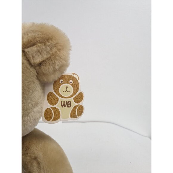 Vintage Wallace Berrie Cuddle Ups Brown Bear Gumdrop 1982 Stuffed Animal 13" - Picture 2 of 6